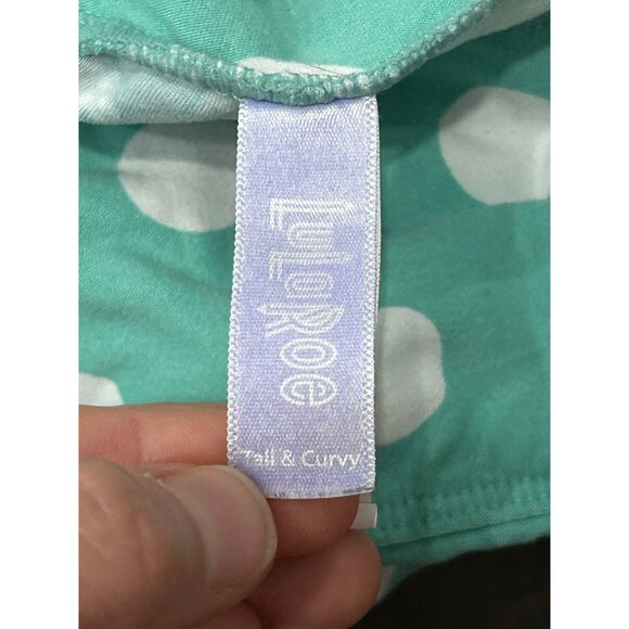 Lularoe Disney Leggings Polka Dot Minnie Mouse Print Tall Curvy - Picture 5 of 10